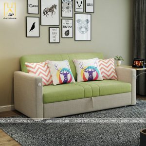 sofa giường đa năng có sạc USB