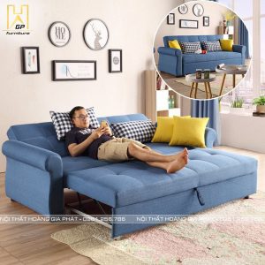 Sofa giường kéo tay trong giật nút