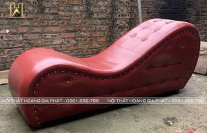 ghế tình yêu màu đỏ đô mã H-TY18
