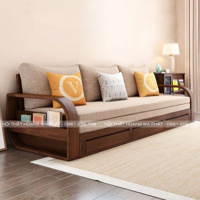 sofa giường gỗ thông minh
