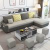 sofa góc bọc vải mã HC-G02